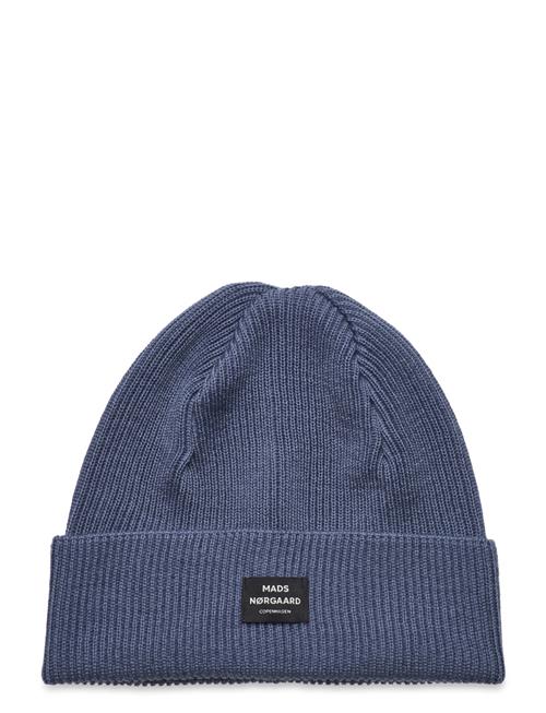 Se Mads Nørgaard Wool Ask Beanie Mads Nørgaard Blue ved Booztlet