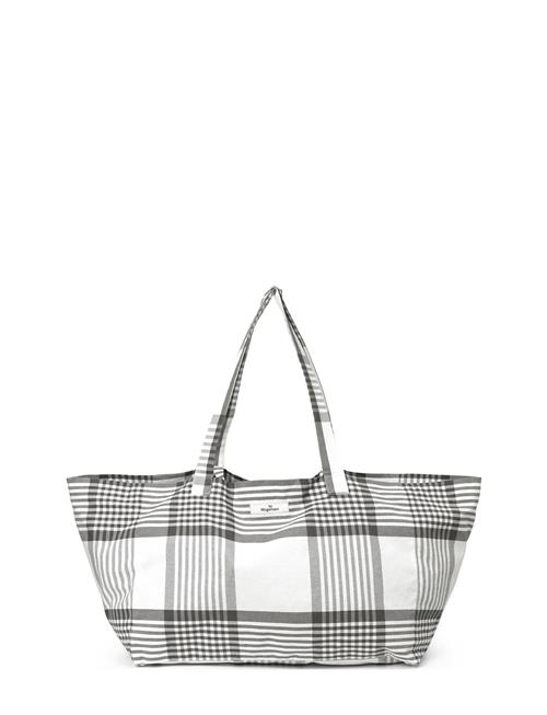 Shopperbag Large Checks By Mogensen Grey