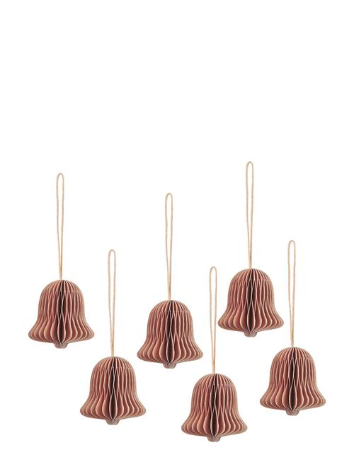 Broste Copenhagen Chime Bell Ornaments Broste Copenhagen Pink