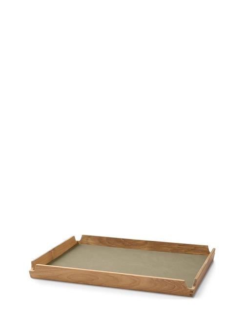 Se LIND DNA Teak Tray Square Airy LIND DNA Green ved Booztlet