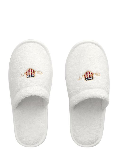 Se GANT Archive Shield Kids Slippers GANT White ved Booztlet