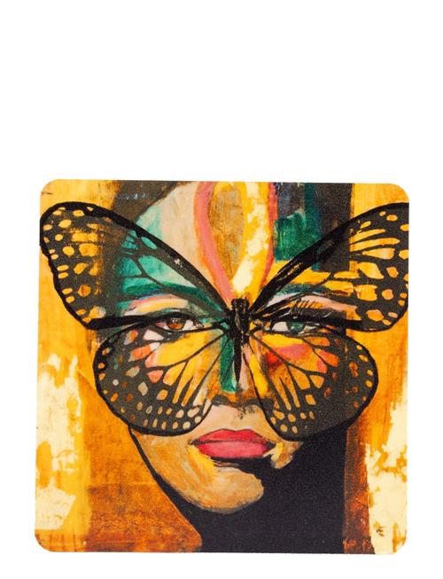 Carolina Gynning Coaster, Golden Butterfly Carolina Gynning Patterned