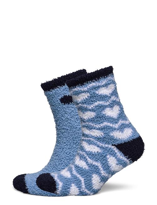 Se Fransa Fxkafine Sock 2 Pack Fransa Blue ved Booztlet