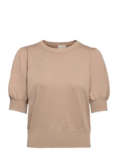 Minus Liva Strik T-Shirt Minus Beige