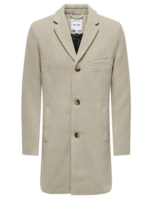 ONLY & SONS Onsjaylon Wool Coat Otw Noos ONLY & SONS Beige