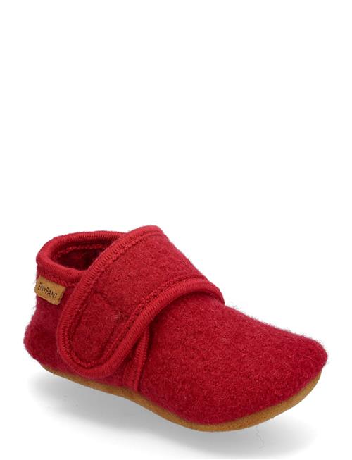 En Fant Baby Wool Slippers En Fant Red