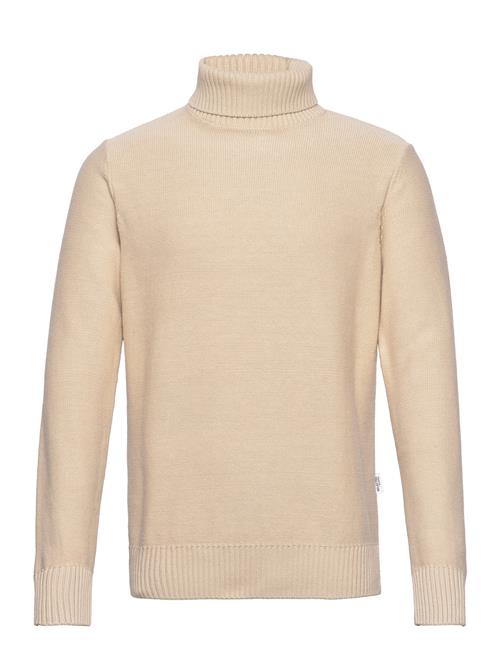 Se Selected Homme Slhaxel Ls Knit Roll Neck Noos Selected Homme Beige ved Booztlet