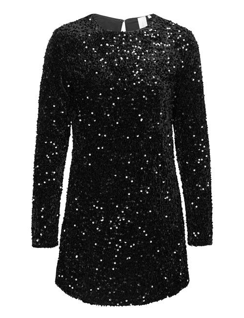 ONLY Onlanika Sequin Ls Dress Wvn ONLY Black