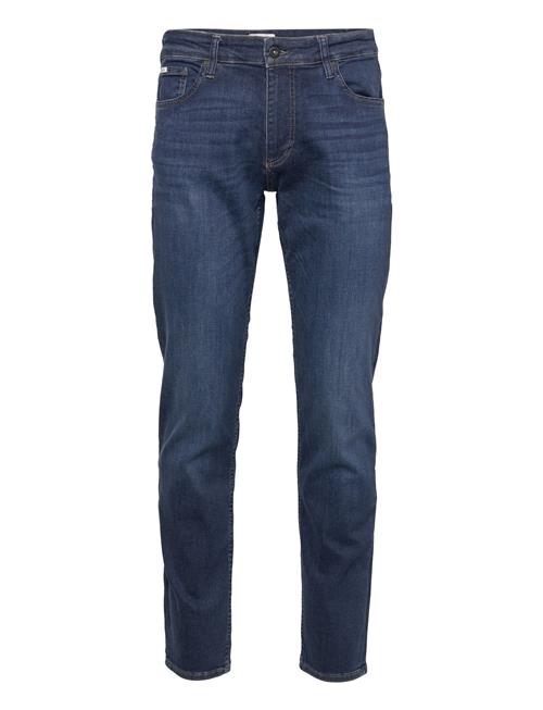 Se Lindbergh Superflex Tapered Fit Jeans Lindbergh Blue ved Booztlet