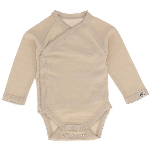 Se Gullkorn Design Vakke Ullbody Beige | Beige | 68 cm ved Babyshop