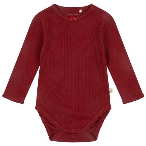 Se Konges Sløjd Minnie Body Gots - Red Dahlia | Rød | 12 months ved Babyshop