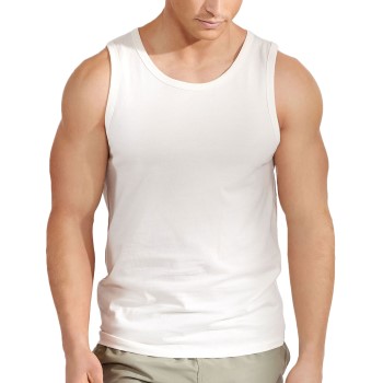 Bread & Boxers Bread and Boxers Tank Relaxed Benhvid økologisk bomuld Medium Herre