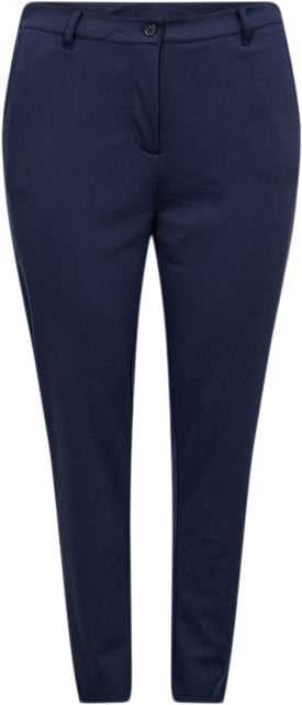 Wasabiconcept Curvy Wasina 2 Bukser Navy blå Kvinde 6799 Blue Iris Bukser Str 46/46 - Polyester hos Magasin