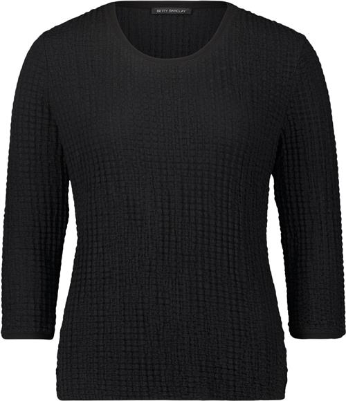 Se Betty Barclay Shirt Kurz 3/4 Ar Kvinde Sort Langærmede Bluser Str 46 - hos Magasin ved Magasin