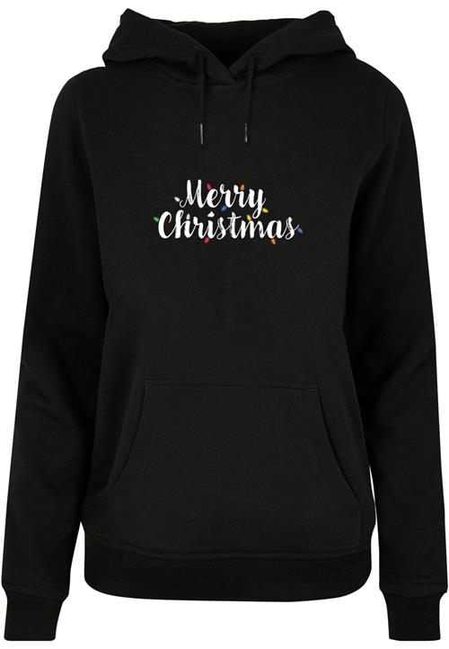 Merchcode Sweatshirt 'Merry Christmas Lights '  sort / hvid