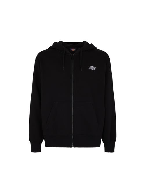 DICKIES Sweatjakke 'SUMMERDALE'  sort / hvid