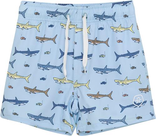 Color Kids Swim Shorts, AOP Str 128 - Cerulean Badebukser hos Magasin