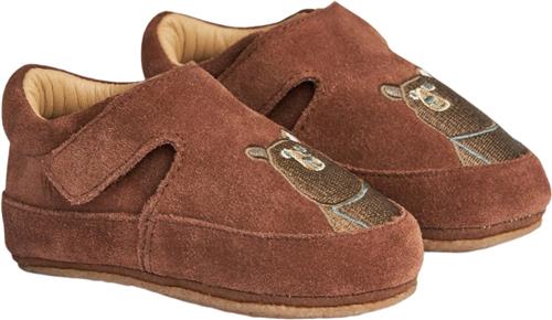 Wheat Pixi Indoor Shoe Cognac Hjemmesko Str 20 - Læder hos Magasin