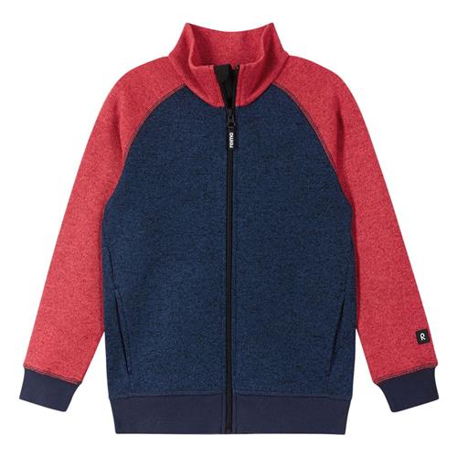 Se Reima Fleece-trøje Neulomus-Jeans blue | Blå | 146 cm ved Babyshop