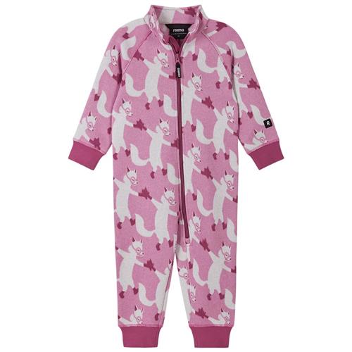 Se Reima Fleece Heldragt Myytti-Mauve Pink | Lyserød | 80 cm ved Babyshop