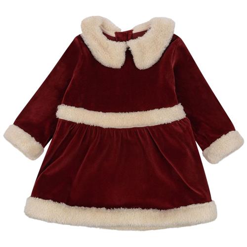 Konges Sløjd Christmas Dress Grs - Red Dahlia | Rød | 3-4 years