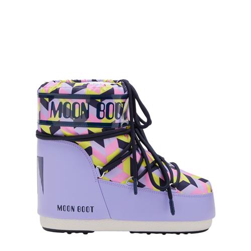 Moon Boot Icon Lo Lilac/Cyber Lime | Lilla | 33-35 EU