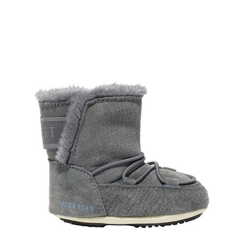 Moon Boot Krybbe Ruskind Sne Støvler Dark Grey | Grå | 21-22 EU