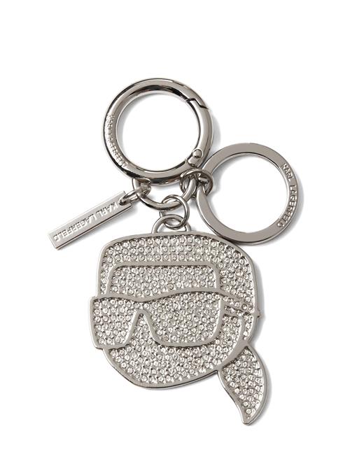 Karl Lagerfeld Nøglering ' K/IKONIK KARL SCHLÜSSELANHÄNGER MIT STRASS '  sølv