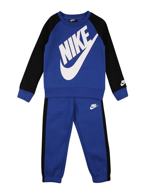 Nike Sportswear Joggingdragt 'Futura Crew'  blå / sort / hvid