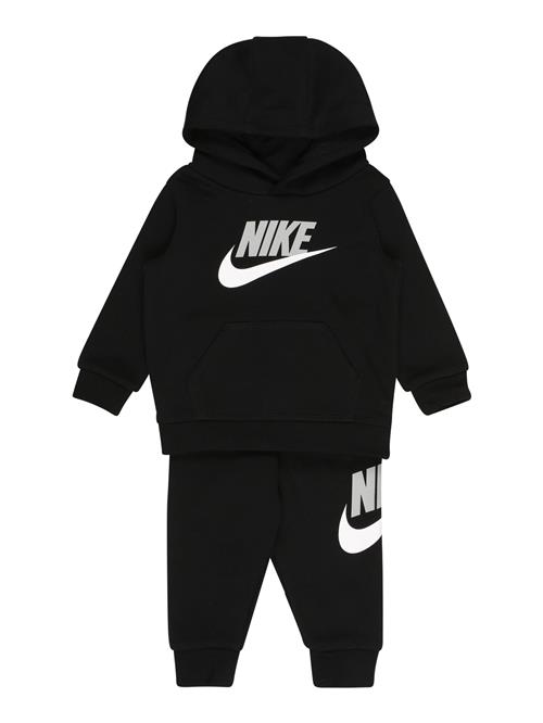 Nike Sportswear Joggingdragt  grå / sort / hvid