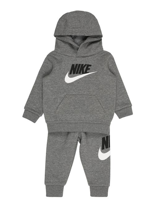 Nike Sportswear Joggingdragt  grå-meleret / sort / hvid