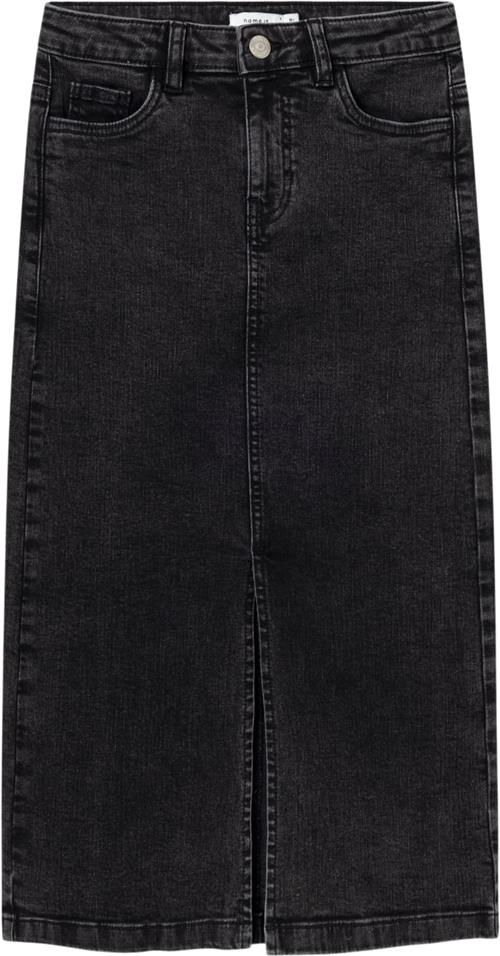 Name It Nkfkylie Maxi DNM Skirt 8507md O Str 140 - Grå Nederdele Denim hos Magasin