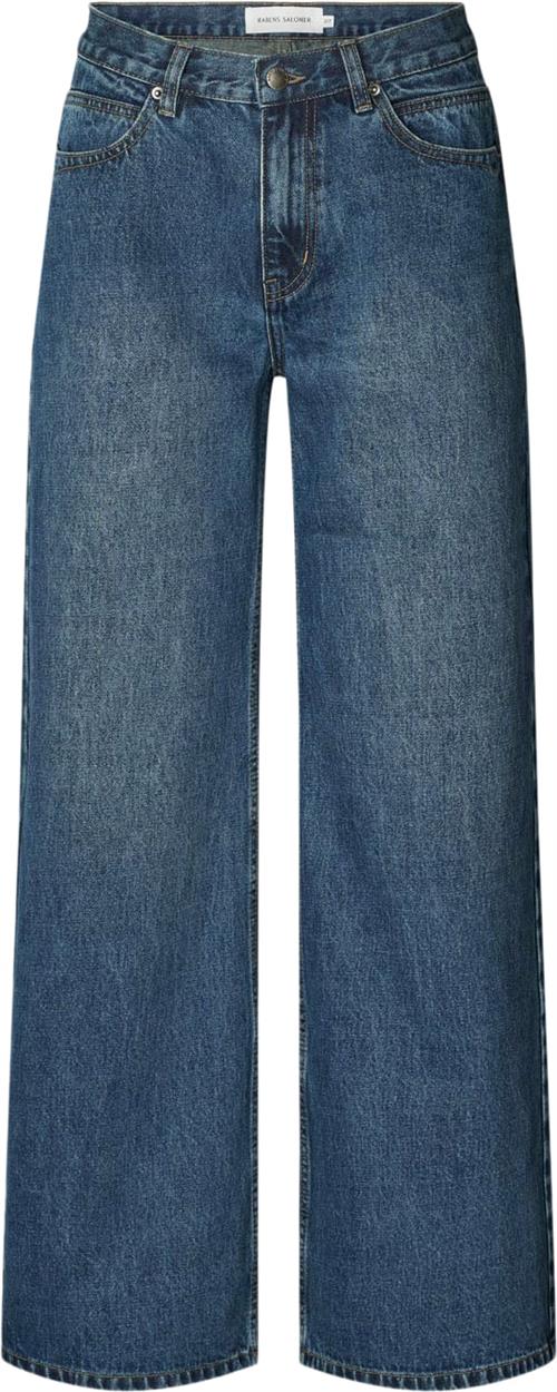 Rabens Saloner Denim Pants Ini Kvinde Washed Indigo Bukser Str 29 Denim - hos Magasin