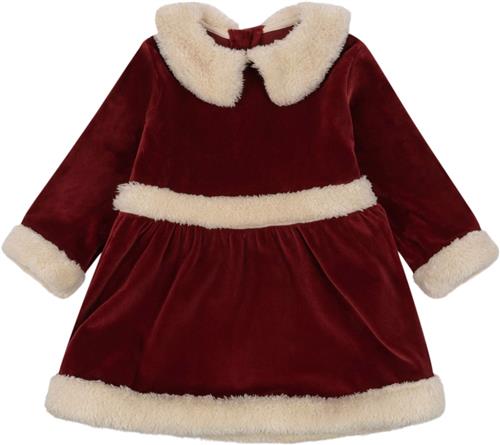 Konges Sløjd Christmas Dress GRS Str 3-4Y - Red Dahlia Kjoler Polyester hos Magasin