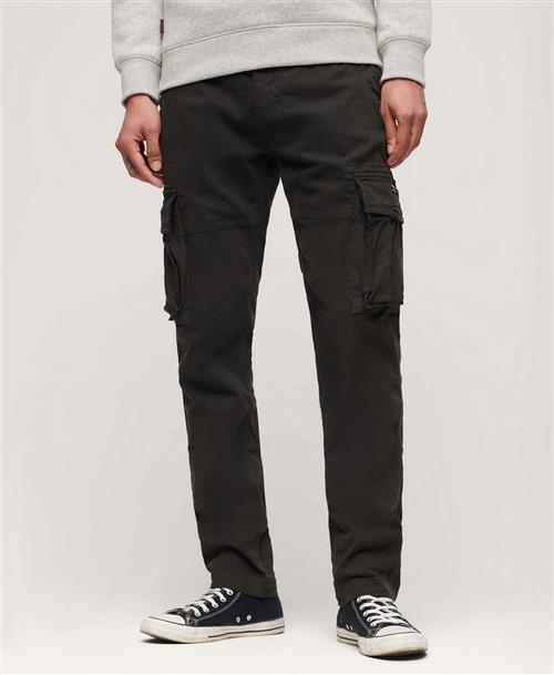 Superdry Core Cargo Pant Mand Washed Black Bukser Str 36/32 - hos Magasin