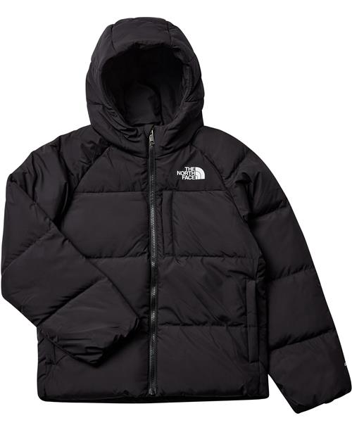 The North Face B North Down Hooded Jacket TNF Blac Str XS - Sort Overtøj hos Magasin