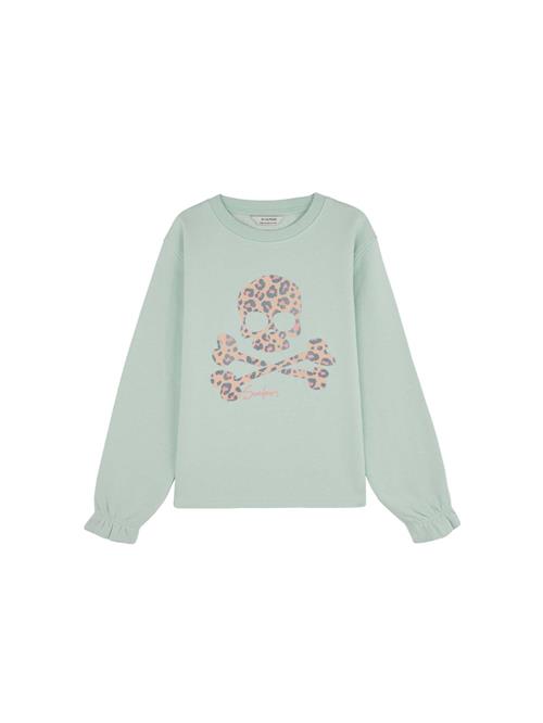 Scalpers Sweatshirt 'Leo Skull'  nude / marin / mint