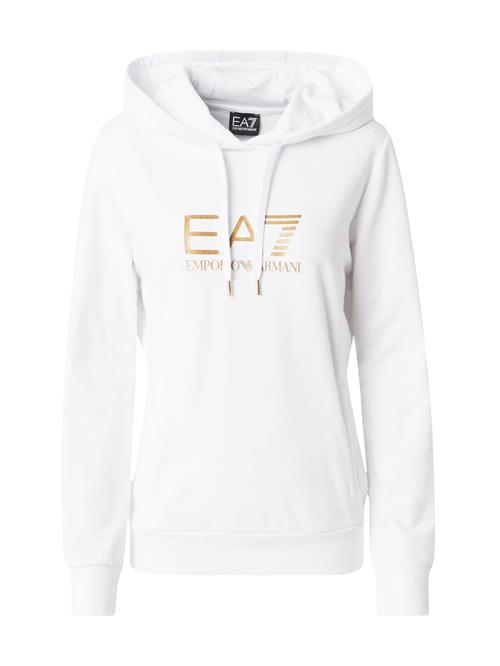 EA7 Emporio Armani Sweatshirt  guld / hvid