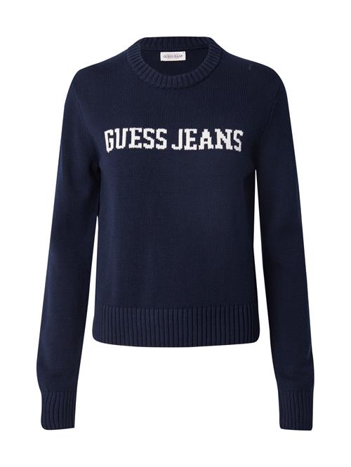 GUESS JEANS Pullover  navy / hvid