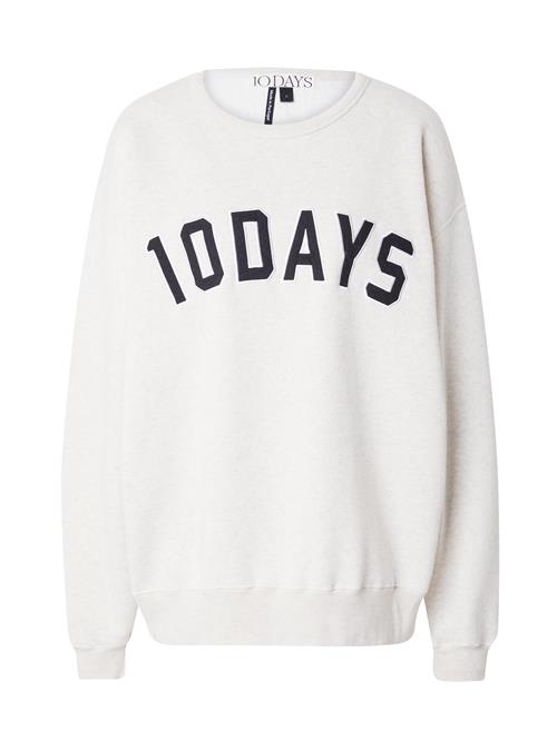 Se 10Days Sweatshirt 'THE STATEMENT'  creme / sort ved About You