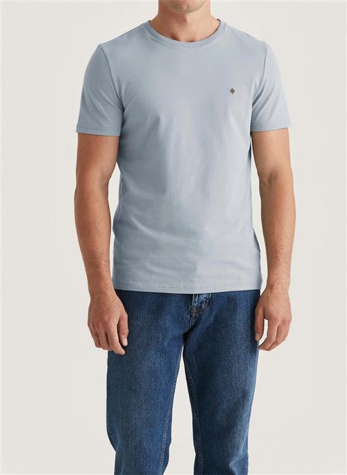 Morris Stockholm James Tee Mand Light Blue Kortærmede T-shirts Str XL - hos Magasin