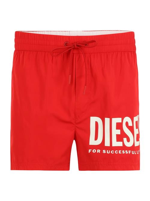 DIESEL Badeshorts 'MARIO'  rød / hvid