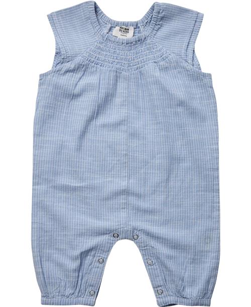 Magasin du Nord Collection Magasin Blue 1 Baby Jumpsuit Organic Gots Str 98 Blue Stripe Buksedragter Bomuld