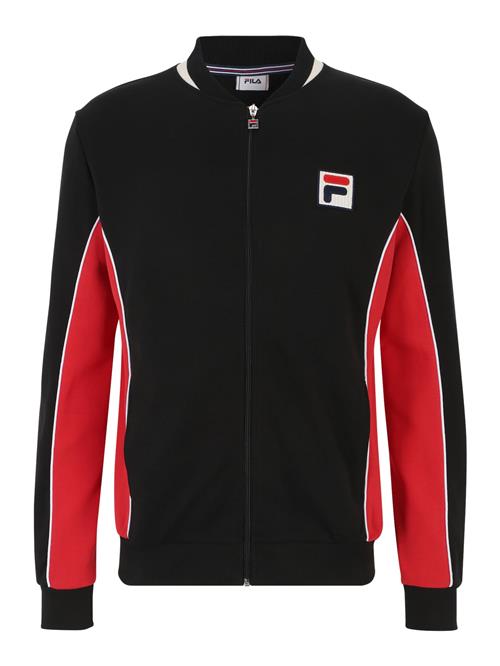 FILA Sweatjakke  rød / sort / hvid