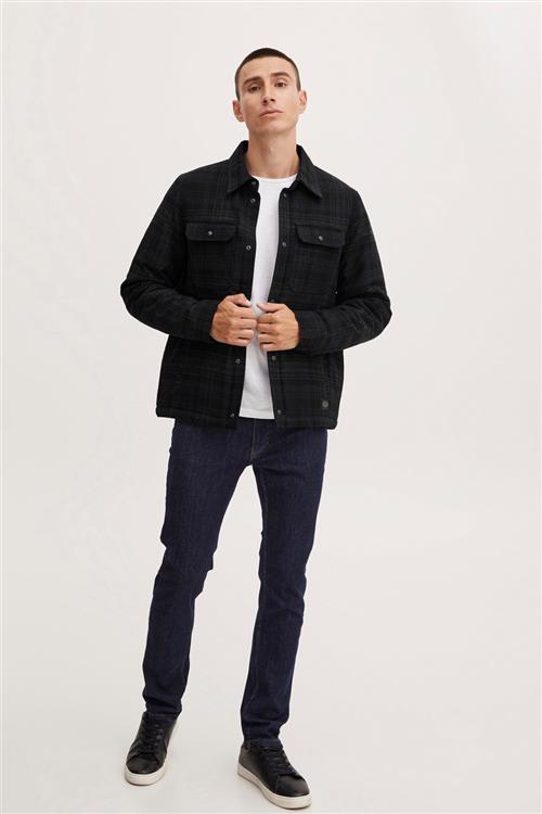 Casual Friday Cfortiz Wool mix Jacket Mand Dark Navy Overgangsjakker Regular Fit Str S - hos Magasin