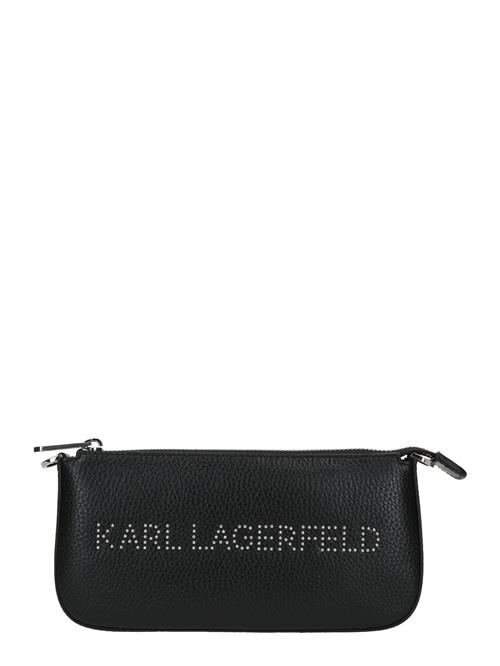 Se Karl Lagerfeld Clutch  sort / sølv ved About You