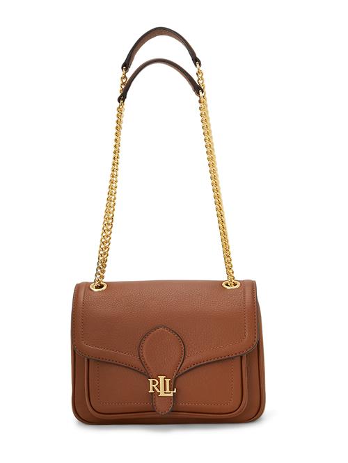 Lauren Ralph Lauren Skuldertaske 'BRADLEY'  brun / guld