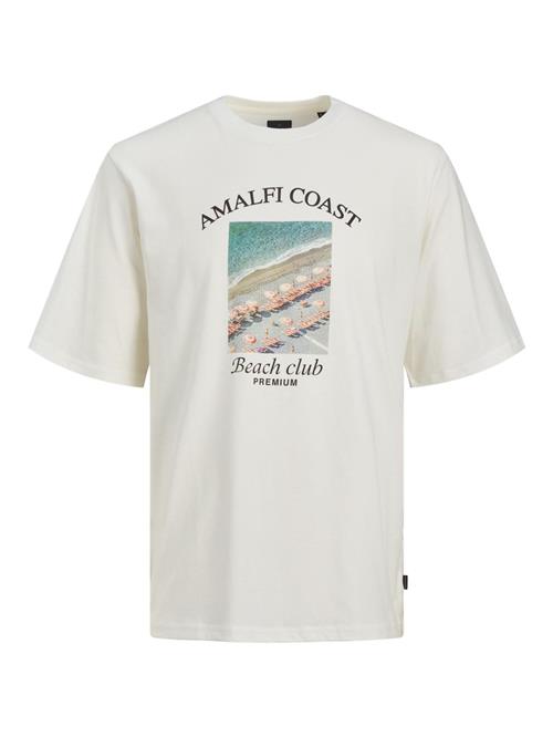 JACK & JONES Bluser & t-shirts 'Ocean Club'  beige / blå / sort / hvid