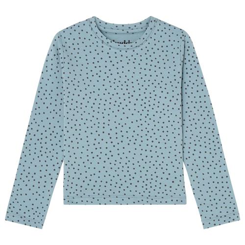 Buddy & Hope Tia Blue Dots Langærmet T-Shirt | Blå | 98/104 cm