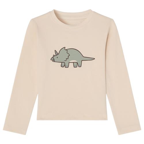 Buddy & Hope GOTS Tia Langærmet T-shirt Offwhite Dino | Hvid | 98/104 cm